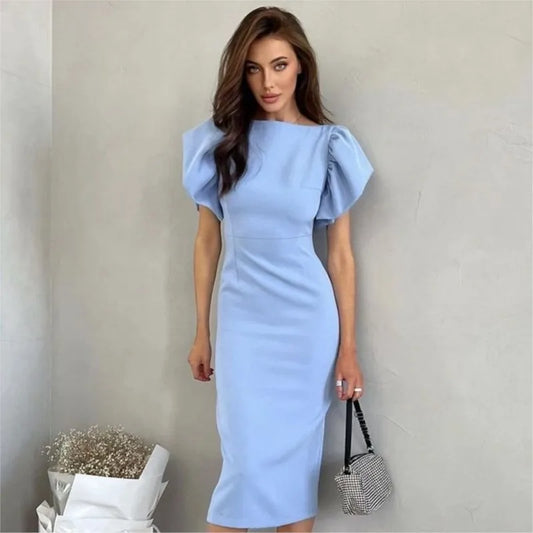 Vestido Azul Céu